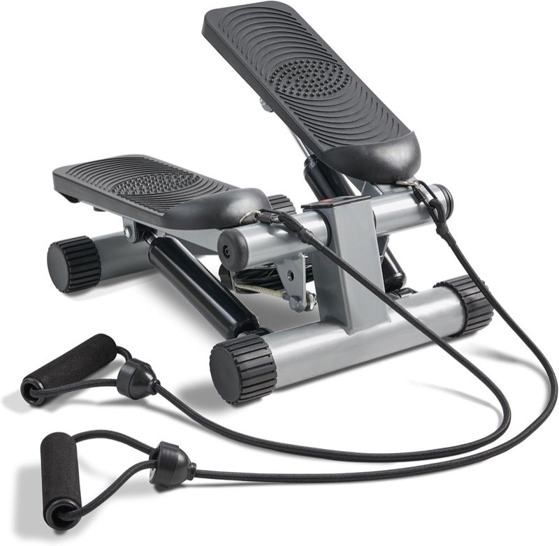 Sunny Health & Fitness Mini Stepper with Bands